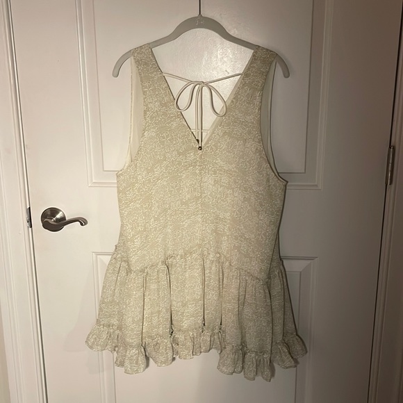 Mable Happy Chance mini sundress in the color sage - Picture 2 of 6